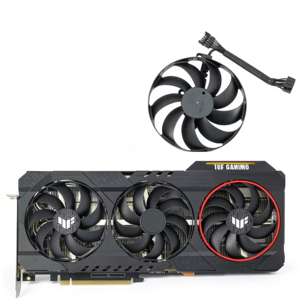 inRobert 88mm GPU Fan for ASUS TUF Gaming RTX 3060/3070/3080 Ti Card-5