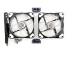 Dual Fans Mount Rack ThtRht for Graphic Card Cooling 9cm/12cm Radiator-0