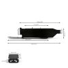 Biaungdo PCI Slot Fan Mount Rack 3 Slots Dual Bracket for 8-12cm Fans-4