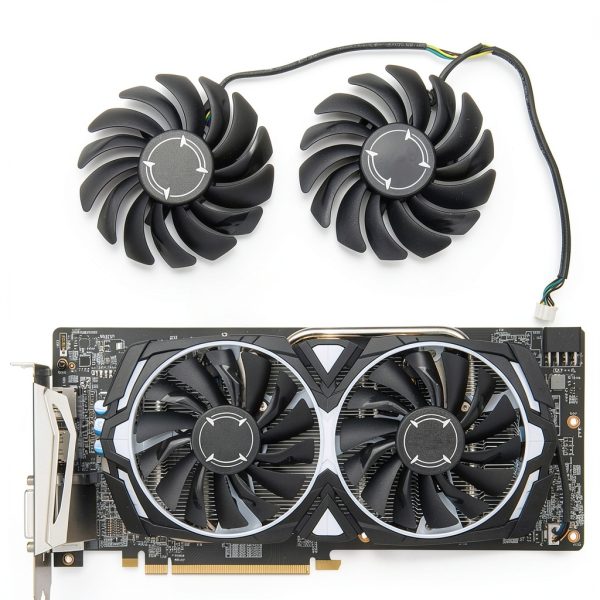 NNL PLD09210S12HH 4Pin RX580 P106-100 Mining Fan for MSI RX 470 480 570 580 Armor Graphics Video Card Cooling Fans-3