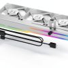 Graphics Card Cooler AsiaHorse 3X80mm White ARGB Triple Fan-0