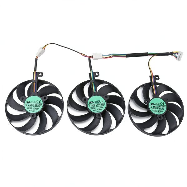 7Pin GPU Card Cooler Fans CCVA for ASUS ROG RTX 2060/2080Ti 88mm-3