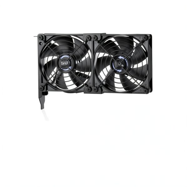 Dual 92mm Graphic Card Fans by SCCCF Cooler with Double Ball Bearing-3