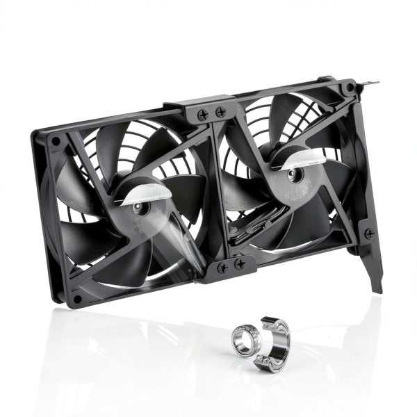Dual 92mm Graphic Card Fans by SCCCF Cooler with Double Ball Bearing-5