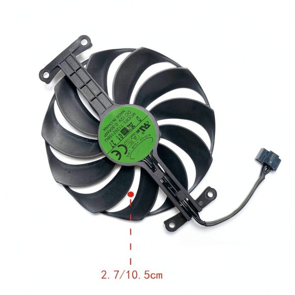 95MM 6PIN T129215SU RTX3050 RTX3060 Phoenix GPU Fan for ASUS Cards-5