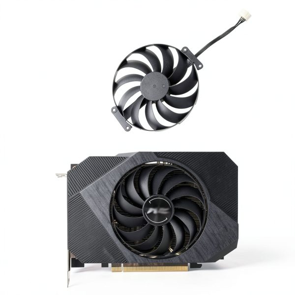 T129215BU 95mm Graphics Card Fan for ASUS RTX 3050/3060 Phoenix-2
