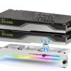 Graphics Card Cooler AsiaHorse 3X80mm White ARGB Triple Fan-4