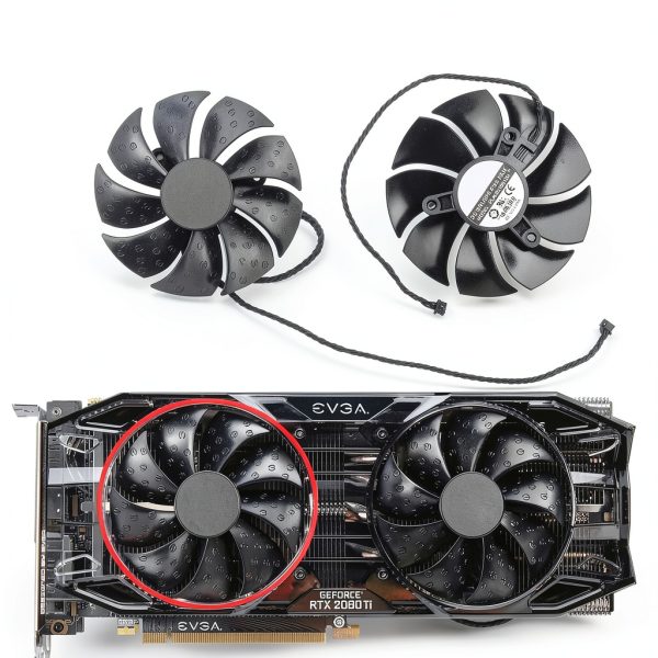 85mm 12V 4Pin PLA09215S12H Coolerage Card Fan for RTX 2080 Ti-5