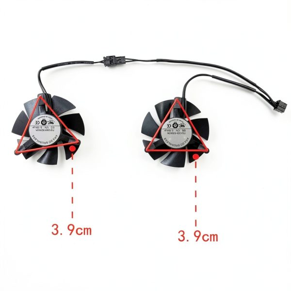 GPU Cooler FS1250-S2053A 0.19A Fan for Gigabyte GTX 1650 Low Profile-4