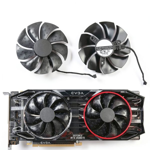 85mm 12V 4Pin PLA09215S12H Coolerage Card Fan for RTX 2080 Ti-4